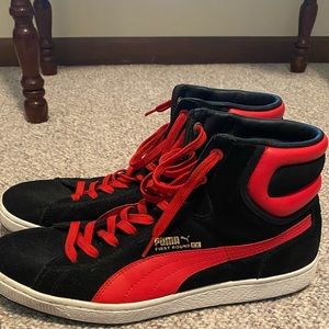 Black and red Puma First Round Size 11.5